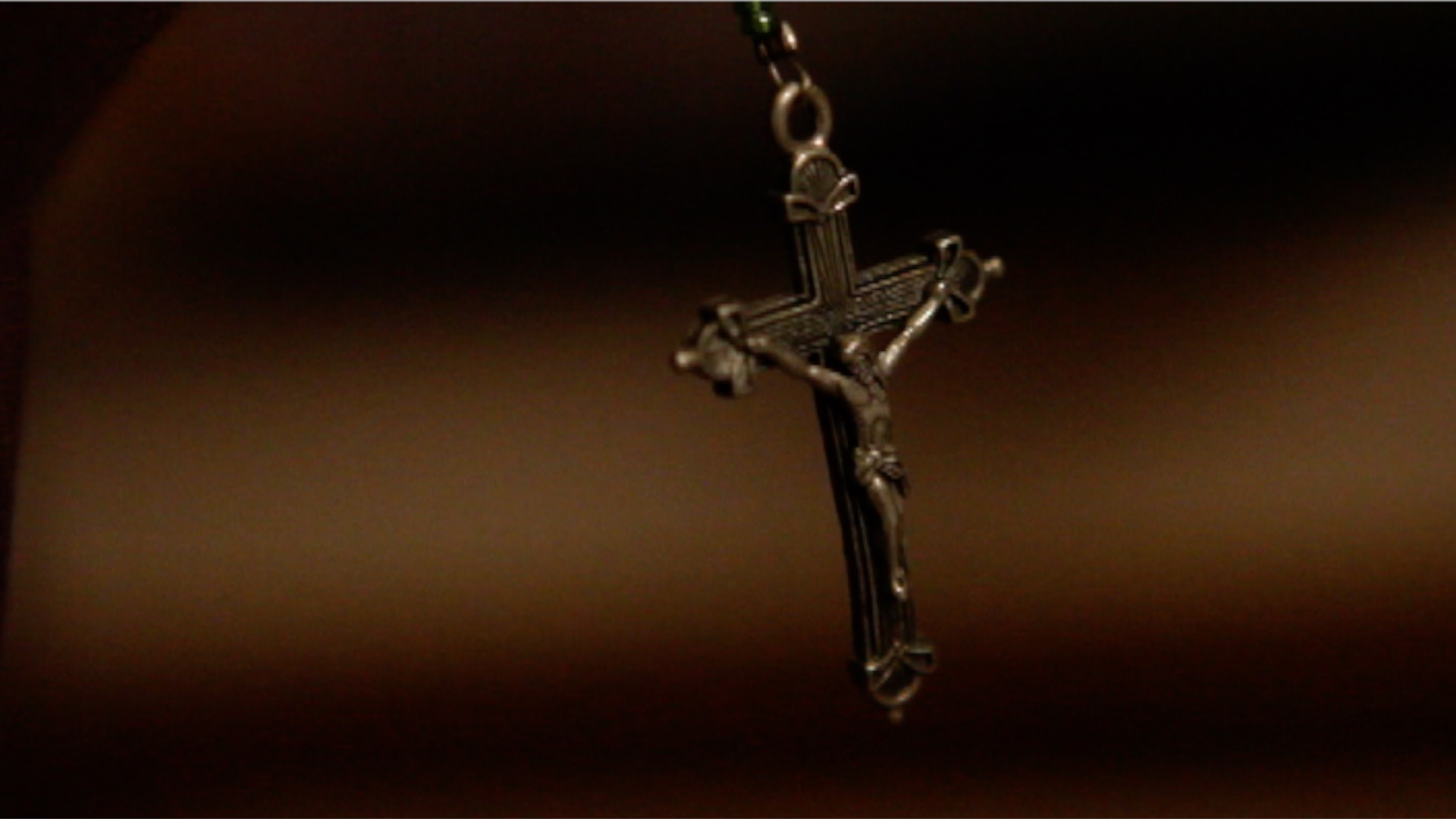 a cross from a rosary